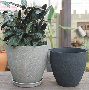 Fournitures de jardin 7,3 / 9 / 13 pouces Pot de fleurs Jardinière en plastique Décoration d'intérieur Pépinière de plantes Grands pots à fleurs pour fleurs - Product Image 4