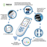 Testeur de qualité de l'eau portable multi-paramètres, mesureur de pH, ORP, conductivité, TDS, salinité, mesureur d'oxygène dissous