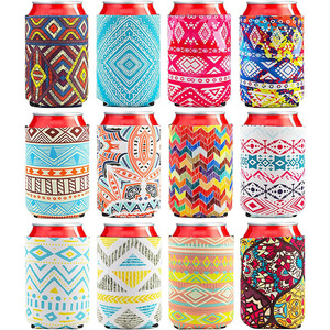 Promotional Gifts Modern Fashion Insulated Neoprene Custom Logo Can <b>Cooler</b> Holder 12OZ/16OZ Sublimation Coozie - Product Image 6
