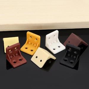 Medium-Sized L-Shaped Plastic Shelf Support Connector Thickened Right-Angle 90 Degrees for Furniture & Wardrobe Partitions - Product Image 3