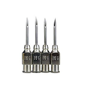MDT Verstärkter Edelstahl-Nadelhalter mit <span class=keywords><strong>Luhr</strong></span>-Verschluss für Veterinärdiagnostik & Injektion 16G Spritze - Product Image 2