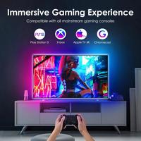 Boîtier de synchronisation intelligent RGB de haute qualité pour téléviseur, source de lumière LED WiFi, bande LED de rétroéclairage pour salle de jeux et télévision