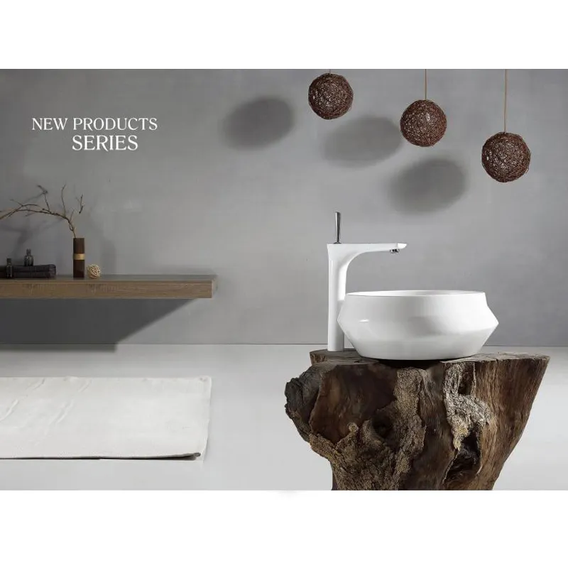 New Design European Sanitary Ware Table Vessel Sinks Bowl Ceramic Golden Hand Wash Art Basin Sink For Bathroom