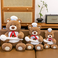 Haute qualité Chef ours éducation bébé en peluche jouet personnalisé ours en peluche cadeau jouet