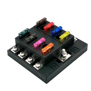 <span class=keywords><strong>Bloc</strong></span> de fusibles à 8 voies <span class=keywords><strong>pour</strong></span> 12V-36V DC Universal ATC/ATO Standard avec étiquettes autocollantes Matière plastique <span class=keywords><strong>pour</strong></span> Auto Boat RV Truck SUV - Product Image 5