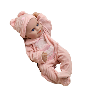 Nuevo diseño 40cm niños recién nacidos vinilo silicona 16 pulgadas muñeca <span class=keywords><strong>Reborn</strong></span> para niñ<span class=keywords><strong>a</strong></span> jugar <span class=keywords><strong>a</strong></span> las casitas juguetes Real <span class=keywords><strong>Bebe</strong></span> muñecas terminadas - Product Image 1