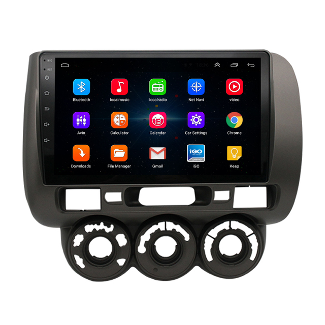 9" 2 Din Android Car Radio Multimedia DVD GPS Player for Honda Fit Jazz City RHD 2004 CarPlay 4G Wifi BT AutoRadio Audio Stereo