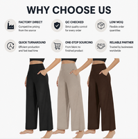 Pantalon décontracté ample pour femmes grandes tailles, pantalon de survêtement à taille haute et jambe droite pour usage quotidien