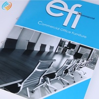 Impression de catalogues couleur pour la publicité d'entreprise - Papier d'art imprimé offset avec logo personnalisé et reliure agrafée
