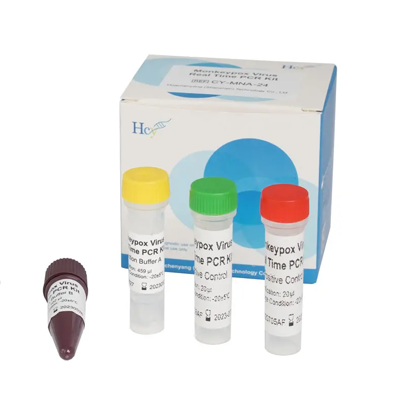 HCY आणविक जीव विज्ञान अभिकर्मकों Monkeypox पीसीआर परीक्षण किट Monkeypox रैपिड टेस्ट किट