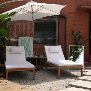 Tumbona plegable para exteriores, muebles de salón para Patio, ocio, Hotel, piscina, playa, 2021 - Product Image 5