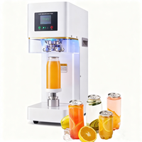 Nouveau design LOGO personnalisé en plastique PET peut machine à sceller automatique pour gâteau soda cookie boisson vin bière lait thé magasins