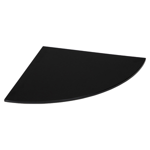 Elegante ripiano a parete galleggiante in vetro temperato <span class=keywords><strong>angolare</strong></span> a un livello per decorazioni e mobili - Product Image 3