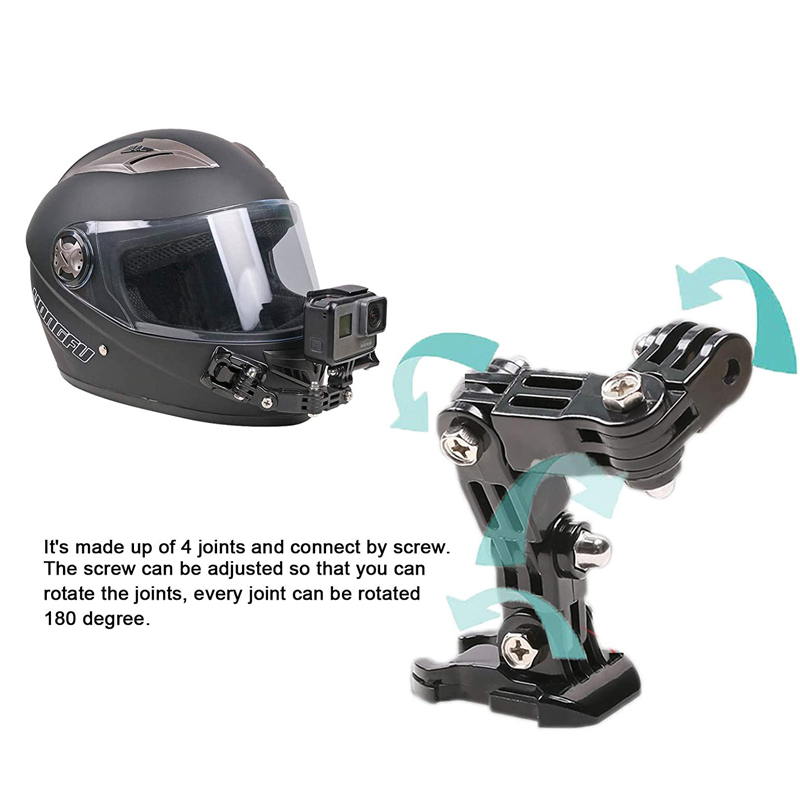 FEICHAO 17 millimetri Testa A Sfera Adattatore Clip In Lega di Alluminio Compatibile con Gopro Hero 10 9 8 Macchina Fotografica Auto (Testa A Sfera Clip