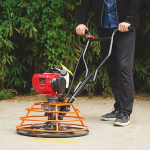 New Style 500mm Household Gasoline Engine Concrete Finish Power Trowel <b>Machine</b> Gearbox Bearing Short Turning Radius DMR500 Model - Product Image 1
