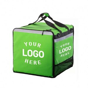 กระเป๋าส่งอาหารแบบพับได้คุณภาพสูงสั่งทำได้ตามต้องการ ขายส่ง ผลิตจากผ้า PP ทอ พิมพ์ลาย หนาพิเศษ สำหรับส่งอาหาร ใช้เป็นของแจกเพื่อการส่งเสริมการขาย - Product Image 1