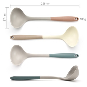 Chịu nhiệt độ cao Silicone chịu nhiệt nhà bếp nấu ăn đồ dùng môi Múc Canh Muỗng - Product Image 2