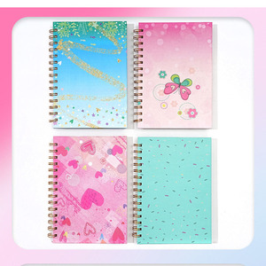 Biểu Tượng Tùy Chỉnh A5 Cao Su Cuốn Sách 80 Sheets 160 Trang Sáng Tạo Giấc Mơ Cô Gái Sequins Unicon Nhật Ký Máy Tính Xách Tay - Product Image 6