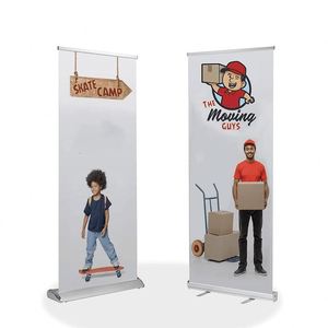 Expositor Publicitario Profesional Clásico Enrollable con Marco de Aluminio Resistente - Product Image 2