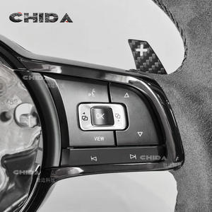 Volante clásico de cuero negro para Vol-ksw-ag-ens VW Scirocco Golf GTD Variant Jetta GLI <span class=keywords><strong>Polo</strong></span> - Product Image 6