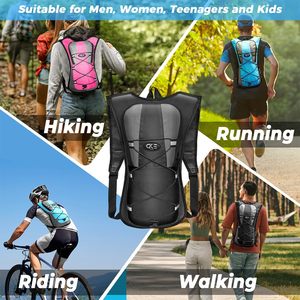 Mochila de Hidratación para Ciclismo con Botella de Agua, Mochila de Senderismo con Logotipo Personalizado, Mochilas de Senderismo con Bolsa de Agua, Muestra Gratuita - Product Image 4