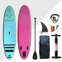 Guter Ruf benutzer definierte aufblasbare Paddle Board Doppels chicht aufblasbare Paddle Board Soft Top Surfbrett
