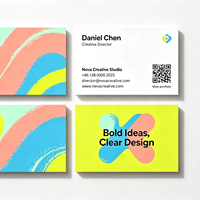 Cartes PVC personnalisées OEM, design professionnel, norme CR80, cartes de visite épaisses, logo personnalisé, impression offset, transfert UV/à l'eau, marque