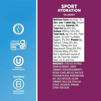 Tabletas Efervescentes de Electrolitos con Sabor a Bayas para Hidratación, Tabletas Veganas Comestibles para Deportistas, Entrega Rápida