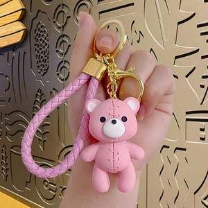 Llaveros de Oso de Goma PVC Kawaii Lindos con Forma 3D Creativa para Niños - Product Image 4