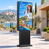Affichage numérique extérieur AIYOS AI Audience Analytics, Android RK3588, IP66, haute luminosité, totem d'affichage des horaires des arrêts de bus