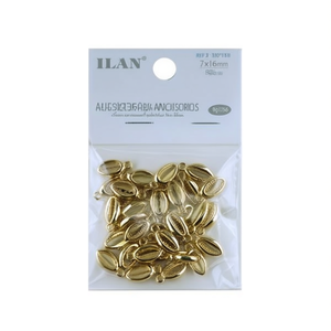 Perline in metallo ILAN 7x16mm placcate oro per la creazione di gioielli e accessori - Product Image 2