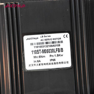 Động cơ servo không chổi than đồng bộ ba pha AC AC động cơ nam châm vĩnh cửu hxdhw 110ST-m02030hfb <span class=keywords><strong>0.6kw</strong></span> 2nm 3000rmb - Product Image 6