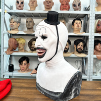 Masque intégral en silicone réaliste, costume de monstre effrayant pour Halloween, couvre-chef en latex pour jeux de rôle et accessoires de performance