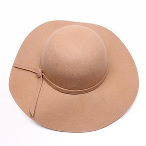 Vintage Retro Fedora Mommy And Me <span class=keywords><strong>Cappello</strong></span> di Inverno Tesa Larga <span class=keywords><strong>Cloche</strong></span> Floppy di Lana Delle Donne E Bambini Cappelli di Feltro Cintura con Fiocco <span class=keywords><strong>cappello</strong></span> di Jazz di moda - Product Image 1