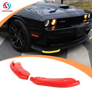 Honghang supplier Manufacture Exterior Accessories Front Splitter SRT CORNER for Dodge Challenger body kit accessories 2012+