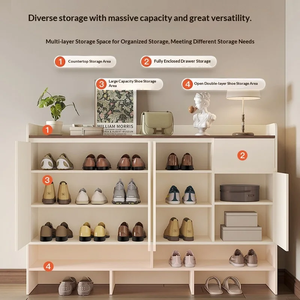 Meuble à chaussures sur mesure, simple et ultra-fin pour appartements, avec un intérieur optimisé pour gagner de la place - Product Image 4
