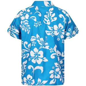 Mens Shirts Fashion 2024 Summer Clothes Short Sleeves Big Size Hawaiian Beach Casual Floral Shirt