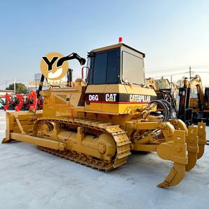 Bulldozer d'occasion puissant à <span class=keywords><strong>prix</strong></span> avantageux en stock usine Yishun – Bulldozer sur chenilles CAT d'occasion, modèles CATD6G et CATD10 en promotion - Product Image 1