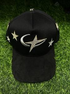 Casquette de baseball noire ornée de strass - Luxe Hip Hop Bling Streetwear Chapeaux Dandy - Product Image 4