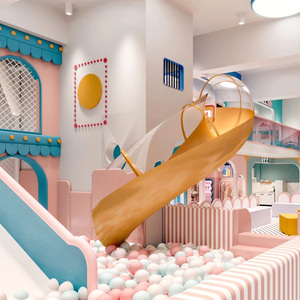Soft <strong>Games</strong> Indoor Playground Equipment with Plastic Slides Commercial Sports Playgrounds for Children's Entertainment - Product Image 5