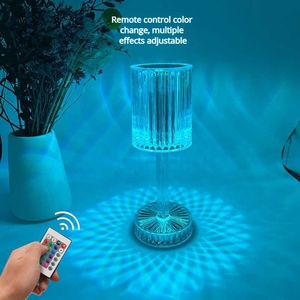 โคมไฟตั้งโต๊ะอะคริลิคสำหรับห้องนอนนอนหลับข้างเตียงบาร์แบบสตรีมมิ่งสดแสงไฟบรรยากาศโรแมนติก - Product Image 5