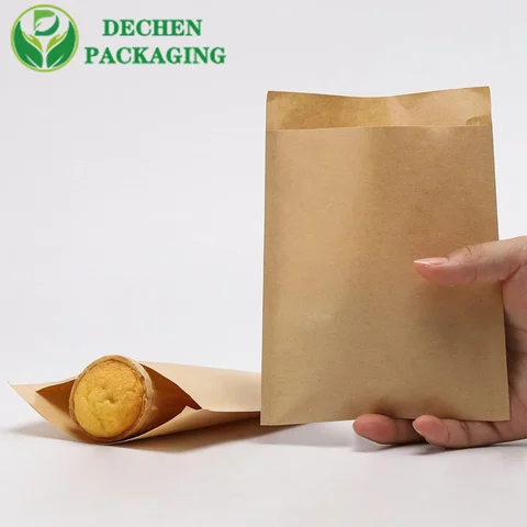 Paper Bags Design Brown Hamburger Paper Bags Fast Food Delivery Bag