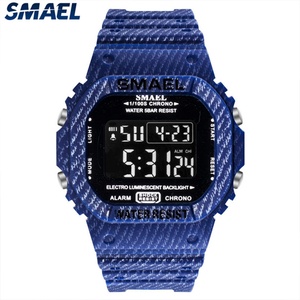 Reloj Deportivo Multifuncional de Cuarzo Digital para Hombre SMAEL 1801MC, Resistente al Agua, de Plástico, Venta al Por Mayor de Fábrica - Product Image 5