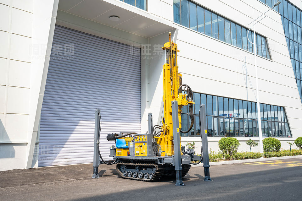 Drilling Rig In Rural HQZ260L 260m Depth Drilling Rig Delivers Stable Performance for ...