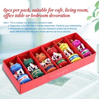 Mini carrousels créatifs en bois à vendre, artisanat décoratif pour la maison, accessoires de décoration, cadeau de vacances, décorations de fête