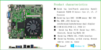 OEM Intel 4th HM86 chipset PC placa base DDR3 SATA NVME VGN Puerto Mini ATX servidor/estación de trabajo placa base