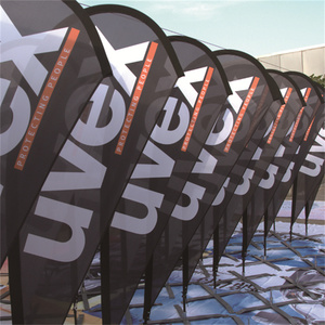 Promotion Feather Flying Banners Custom Advertising Beach Flags