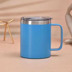 Mug de voyage isotherme en acier inoxydable avec poignée, personnalisable avec logo, pour camping, 12oz 14oz 16oz 24oz, vente directe usine - Product Image 4