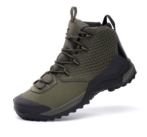 Botas tácticas resistentes al desgaste, antideslizantes, impermeables, color verde oliva, DFA01, en promoción, disponibles en stock, para senderismo. - Product Image 6