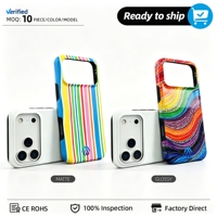 Fundas Protectoras Personalizadas para Teléfono con Transferencia de Calor, 2 en 1, TPU y PC, Impresión 3D, para iPhone 17, 16, 15, 14, 13 Pro Max